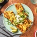 Chilli Cheese Beef Enchiladas with Cheese Chorizo Topping and Wedges Recipe