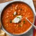 Curried Beef and Chickpea Soup with Naan Bread Recipe