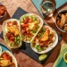 Popcorn Chicken Tacos with Chorizo Jam and Wedges Recipe